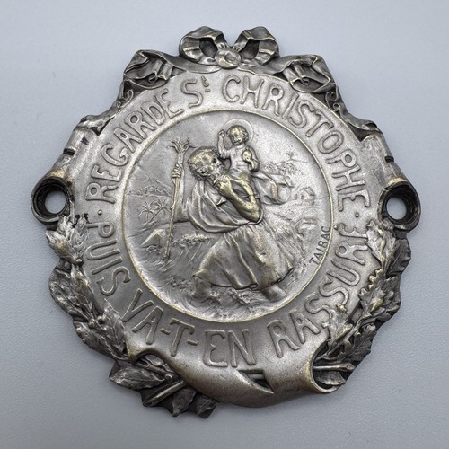 Grande plaque voiture ancienne