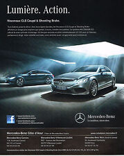 PUBLICITE ADVERTISING 114  2014   MERCEDES-BENZ   CLS coupé & Shooting Brake