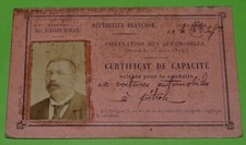 1907 FRANCE CERTIFICAT DE