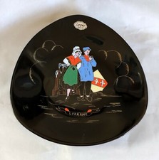 ASSIETTE MURALE EMAUX DE