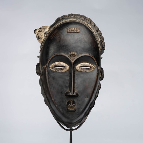 0277 masque baoule avec socle - masque,