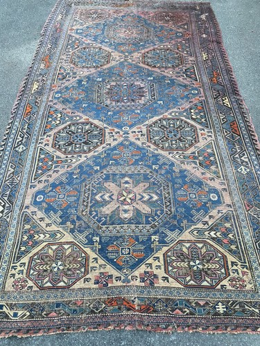 Grand tapis ancien turkmène - grand,