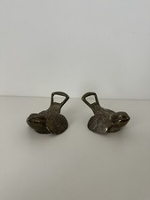 Magnifique Décapsuleur Oiseau En Bronze Métal Argenté Vintage