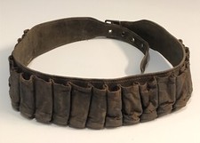 Ancienne cartouchière militaire 20 compartiment