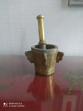 Cendrier mortier bronze marocain annees 50