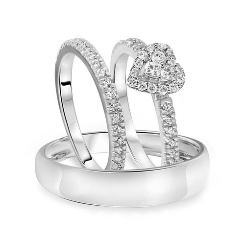 Coeur mariage 14k - 14k, or