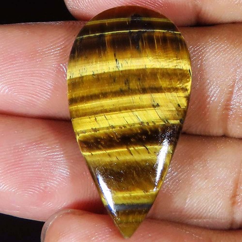 Naturel tigre eye poire - tigre,