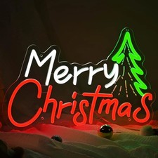 Enseigne néon joyeux noel