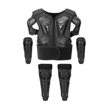 Gilet de pour enfants, veste de vélo, genouillères, coudières, protections