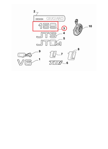 Logo sigle modèle 159 - logo, ''159''