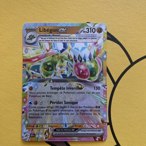Carte pokémon libégon - carte,