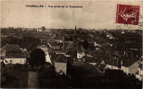 Cpa charolles vue prise la - vue,