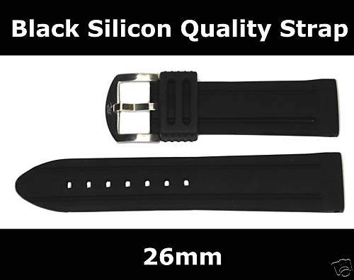 26mm qualité lourd noir - 26mm,