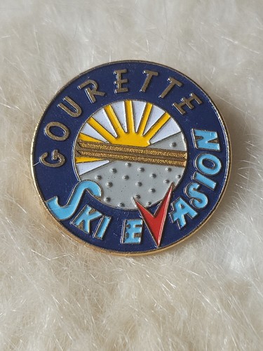 Broche insigne gourette ski - broche,