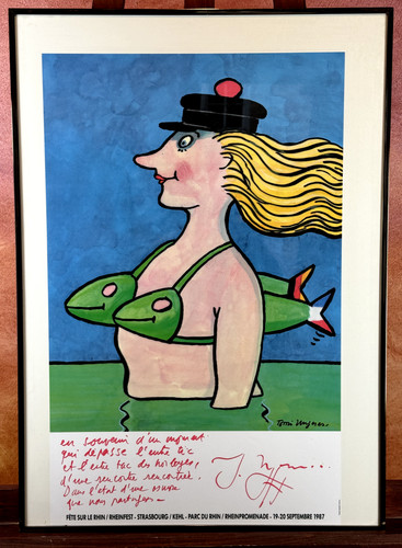 Tomi ungerer affiche offset - tomi,