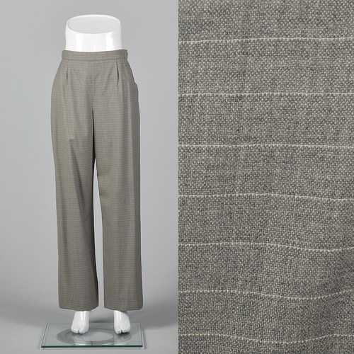 1990s hermes wool pants - m,