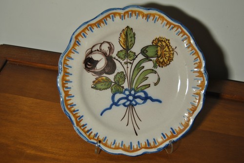 Assiette ancienne faience - 18, /