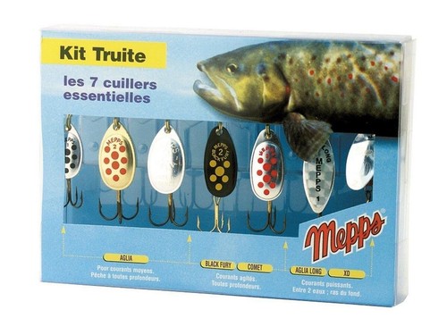 Mepps trout kit 7pcs leurres - kit,