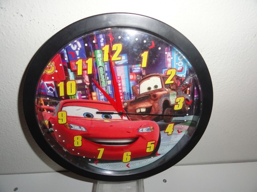 Disney cars wall clock - cars, clock-10"