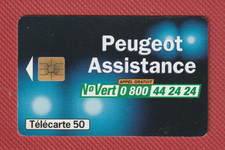 TELECARTE F825 / JD- PEUGEOT ASSISTANCE - S03 - 50U - 500 000 ex TBE