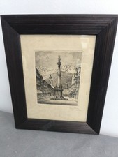 Tableau gravure eau forte