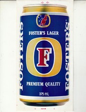 AUTOCOLLANT BIERE "FOSTER'S