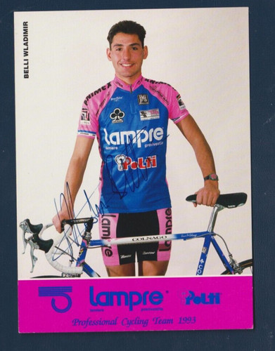 Cyclisme carte cycliste belli - cyclisme,