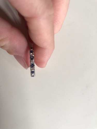 Bague blanc saphir et - or,