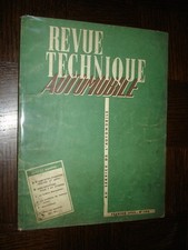 REVUE TECHNIQUE AUTOMOBILE N°