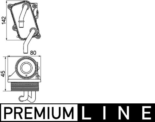 Mahle clc 000p - 24, cooler