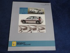 catalogue depliant renault megane RS serie limitée trophy 2005
