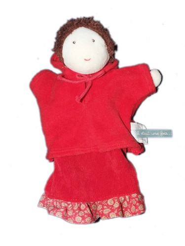 Doudou marionnette chaperon - marionnette,