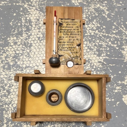 Coffret vin vintage étain - vin,