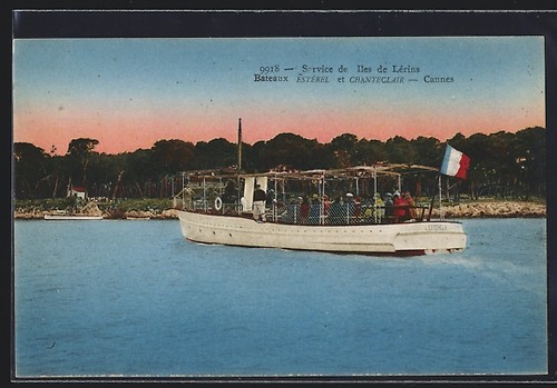 Cpa cannes bateaux - cannes,, Ésterel
