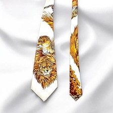 Cravate en soie blanche