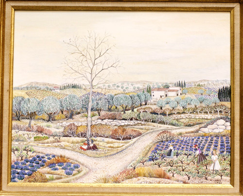 Tableau rosy amoy vers 1970 - amoy,