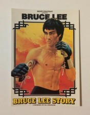 carte postale postcard moovie cinéma film BRUCE LEE STORY RENÉ CHÂTEAU VIDEO