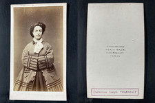 Grob, Paris, Léontine Fromentin (L. Devaux) Vintage cdv albumen print.Léontine