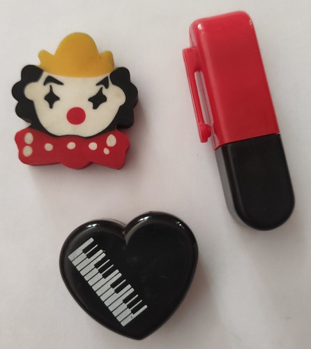 Lot gommes fantaisies - de,