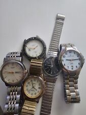 Lot De Montre À Quartz Vintage Citizen. Certus.maty.timex Yves Lansac Pour Homme