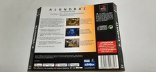 Jaquette arrière officielle Jeu Sony Playstation 1 PS1 Alundra 2