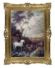 Tableau Mural Merveilleux Aspect Ancien Encadré Peintures 70x90cm Par L De Hondt