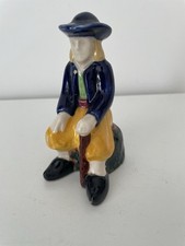 Personnage figurine faience de