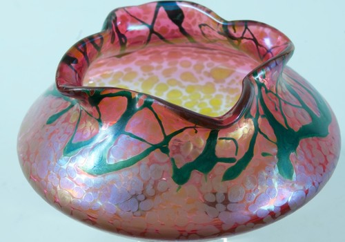 Ancien vase art nouveau verre - ancien,