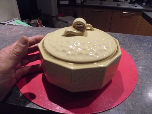 Ancienne boite bonbon plat - bonbon,