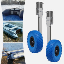 2 Roues remorque mise à l eau bateau gonflable pliable facile à assembler 150kg