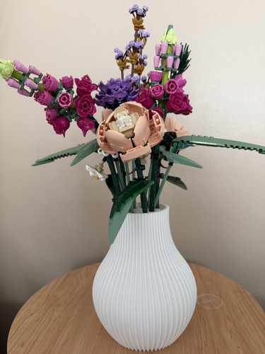Vase idéal fleurs lego avec - vase,