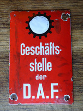 reproduction de plaque émaillée allemande WW2 petit format 18x12 cm