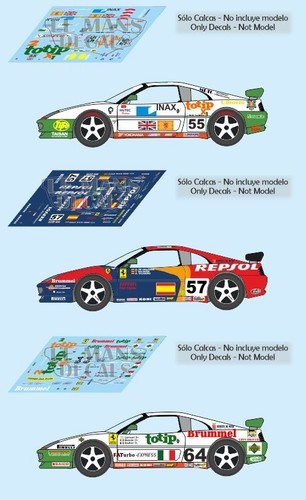 Décal ferrari 348 - ferrari,