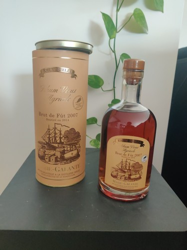 Rhum bielle brut fût 2007 - bielle,